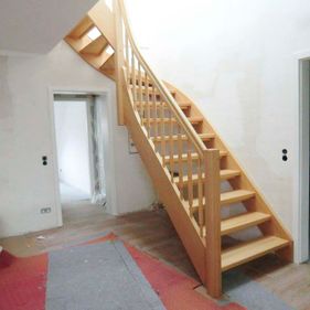 Treppen im Neubau der Tischlerei Frank Andres aus Oschersleben / Hordorf